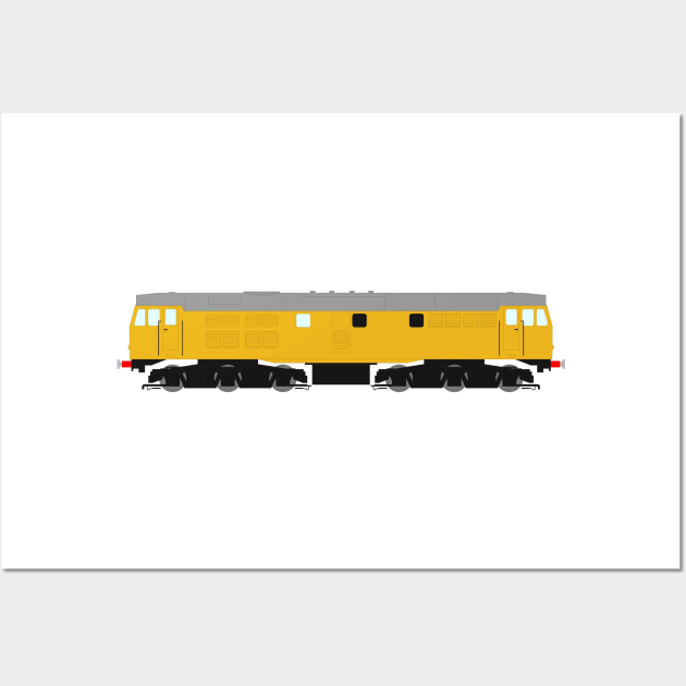 Network Rail Engineering Class 31 Wall Art by ontherails